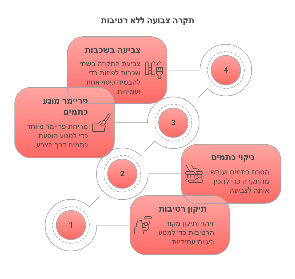צביעת תקרה